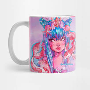 the koi mermaid Mug